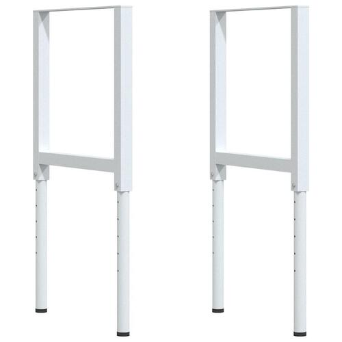 Arbejdsbænk 100x60x(71,5-98) cm massivt egetræ