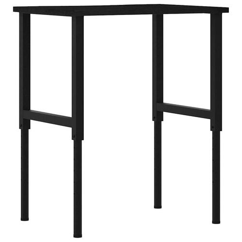 Arbejdsbænk 80x60x(71,5-98) cm massivt egetræ