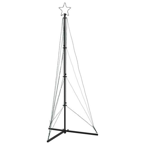 LED-juletræ 363 LED'er 182 cm flerfarvet lys