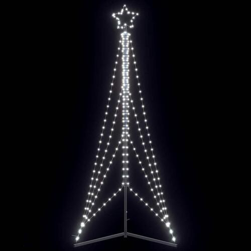 Juletræslys 483 LED'er 240 cm koldt hvidt lys