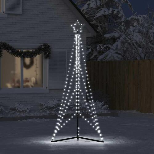 Juletræslys 483 LED'er 240 cm koldt hvidt lys