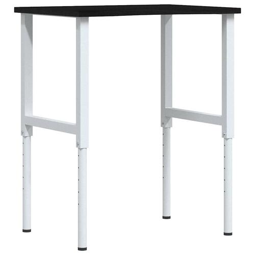Arbejdsbænk 80x60x(71,5-98) cm massivt egetræ