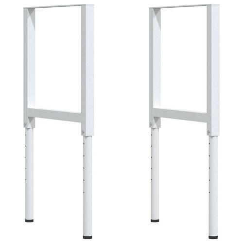 Arbejdsbænk 100x60x(71,5-98) cm massivt egetræ