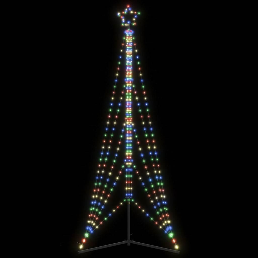 Juletræslys 525 LED'er 302 cm farverigt lys