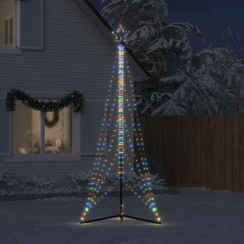 Juletræslys 525 LED'er 302 cm farverigt lys