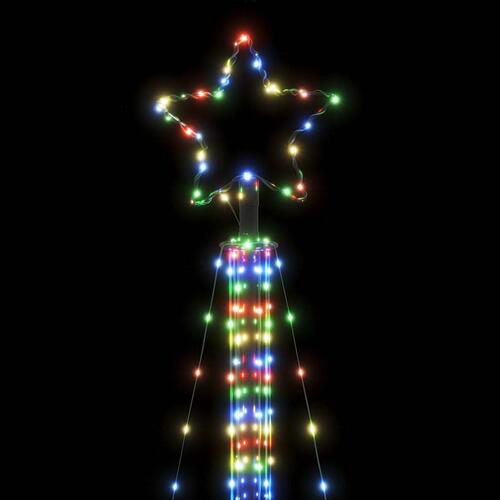 Juletræslys 525 LED'er 302 cm farverigt lys