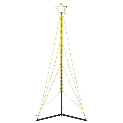 LED-juletræ 483 LED'er 240 cm varmt hvidt lys