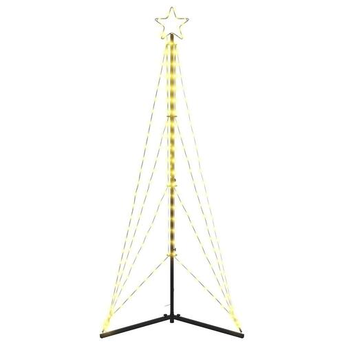 LED-juletræ 363 LED'er 182 cm varmt hvidt lys