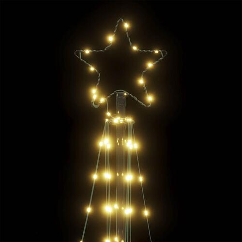 LED-juletræ 363 LED'er 182 cm varmt hvidt lys
