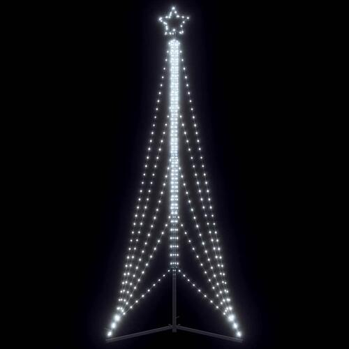 Juletræslys 525 LED'er 302 cm koldt hvidt lys