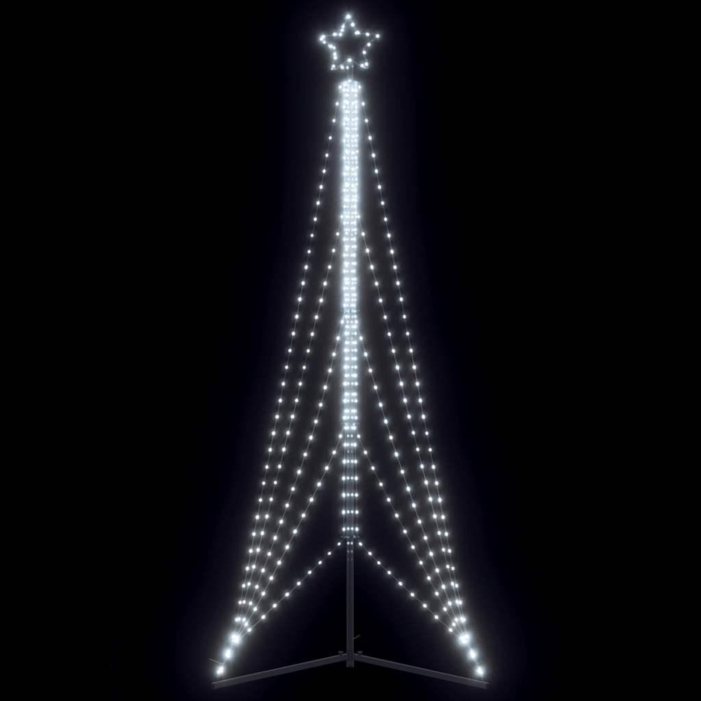 Juletræslys 525 LED'er 302 cm koldt hvidt lys