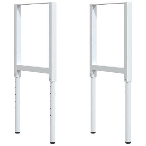 Arbejdsbænk 80x60x(71,5-98) cm massivt egetræ
