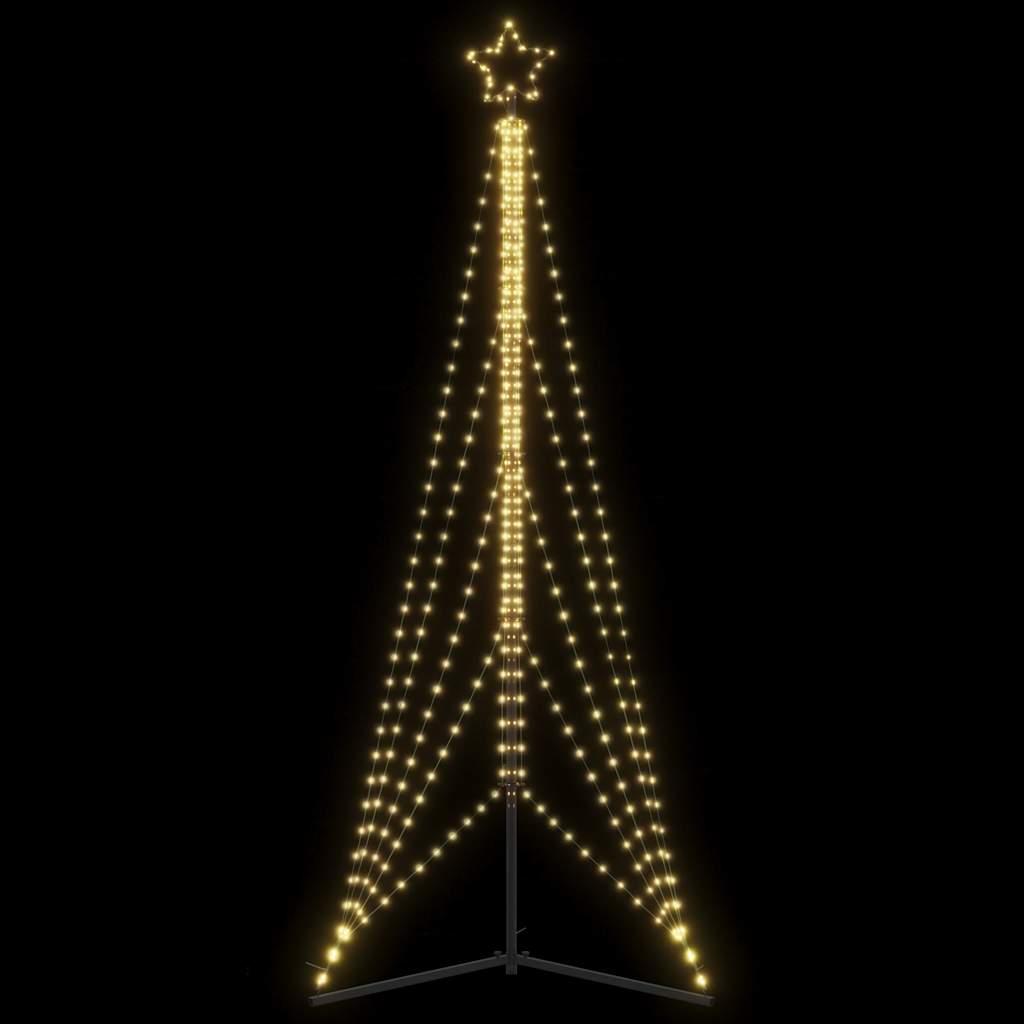 Juletræslys 525 LED'er 302 cm varmt hvidt lys