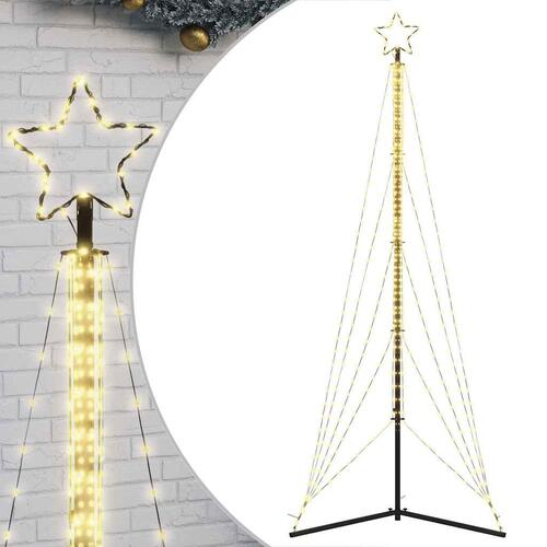 Juletræslys 525 LED'er 302 cm varmt hvidt lys