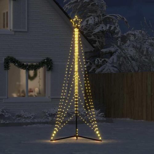 Juletræslys 525 LED'er 302 cm varmt hvidt lys