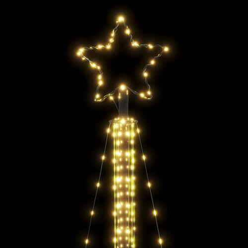Juletræslys 525 LED'er 302 cm varmt hvidt lys