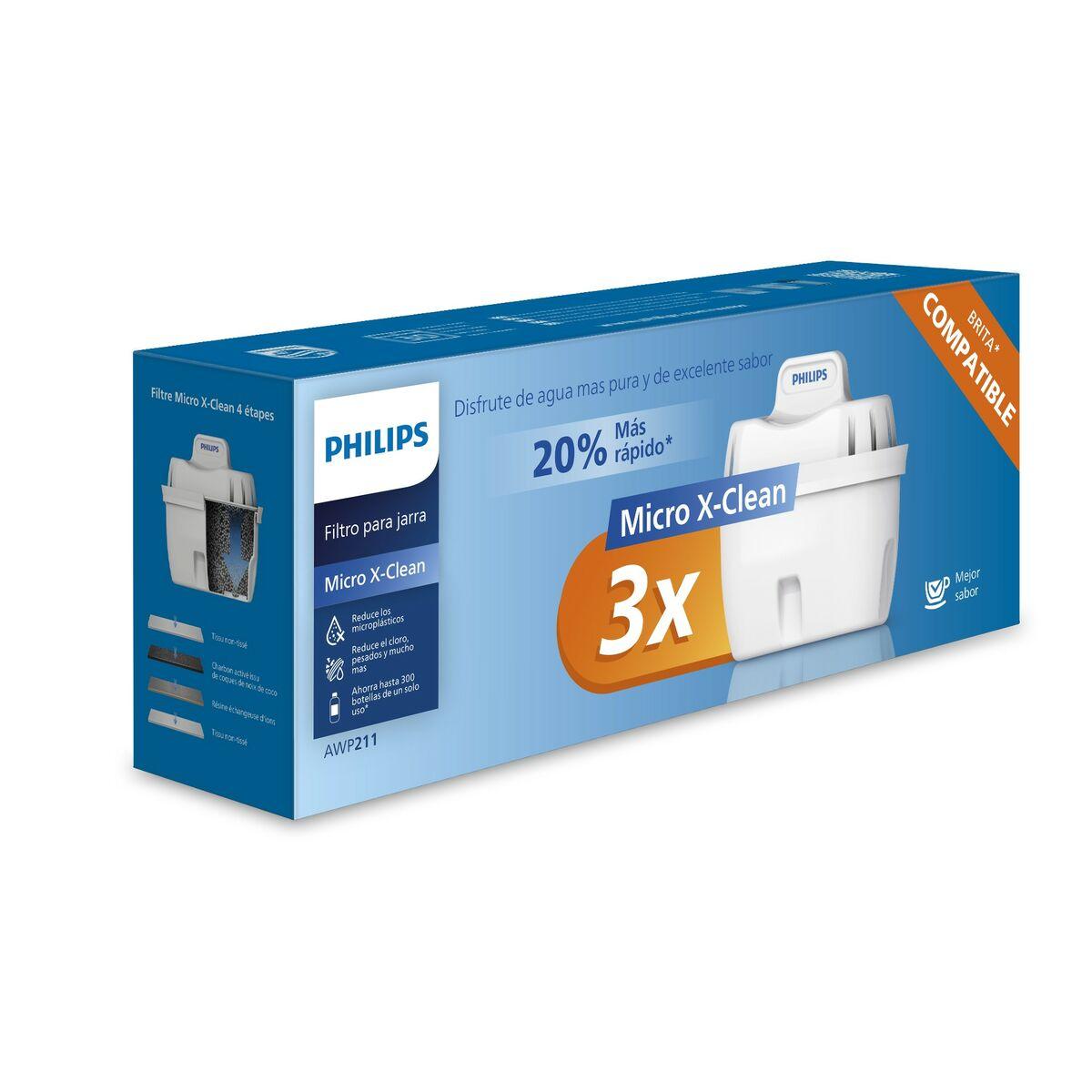 Philips Micro X-Clean filter til vandfilterkande AWP211/24 (3 stk) billede