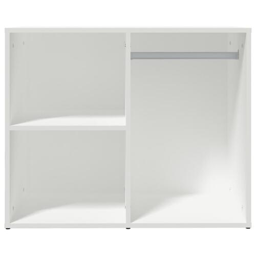 Skab 80x40x65 cm konstrueret træ hvid (OUTLET B)