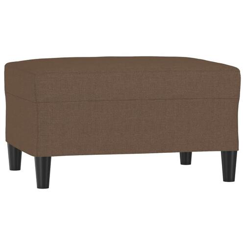 Fodskammel 70x55x41 cm stof brun