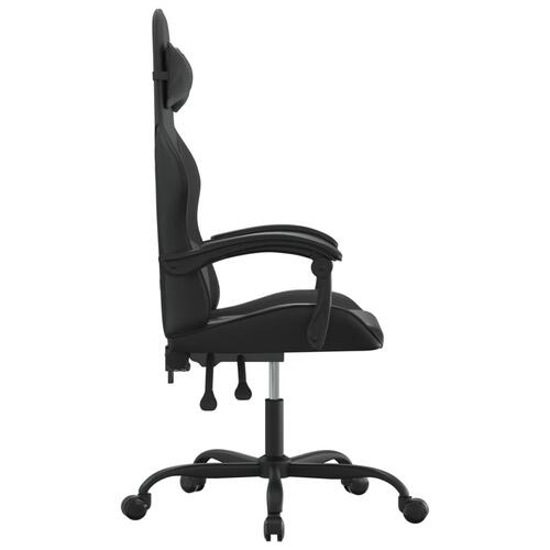 Gamingstol kunstlæder sort