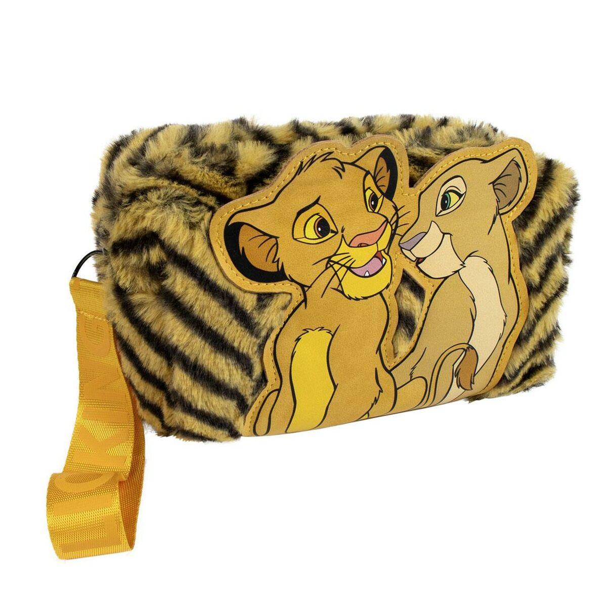 Rejsetoilettaske The Lion King Brun 100 % polyester 17,5 x 10 x 9 cm