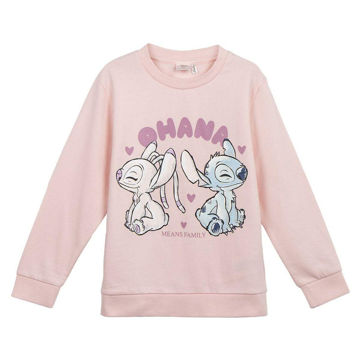 Sweaters uden Hætte Stitch Pink 12 år