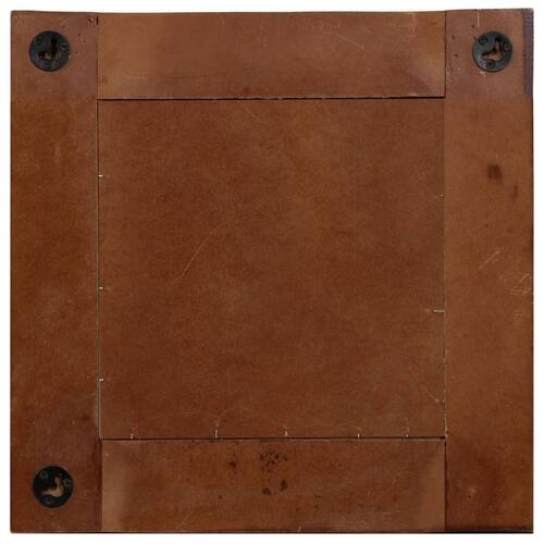 Spejl 50 x 50 cm massivt genbrugstræ