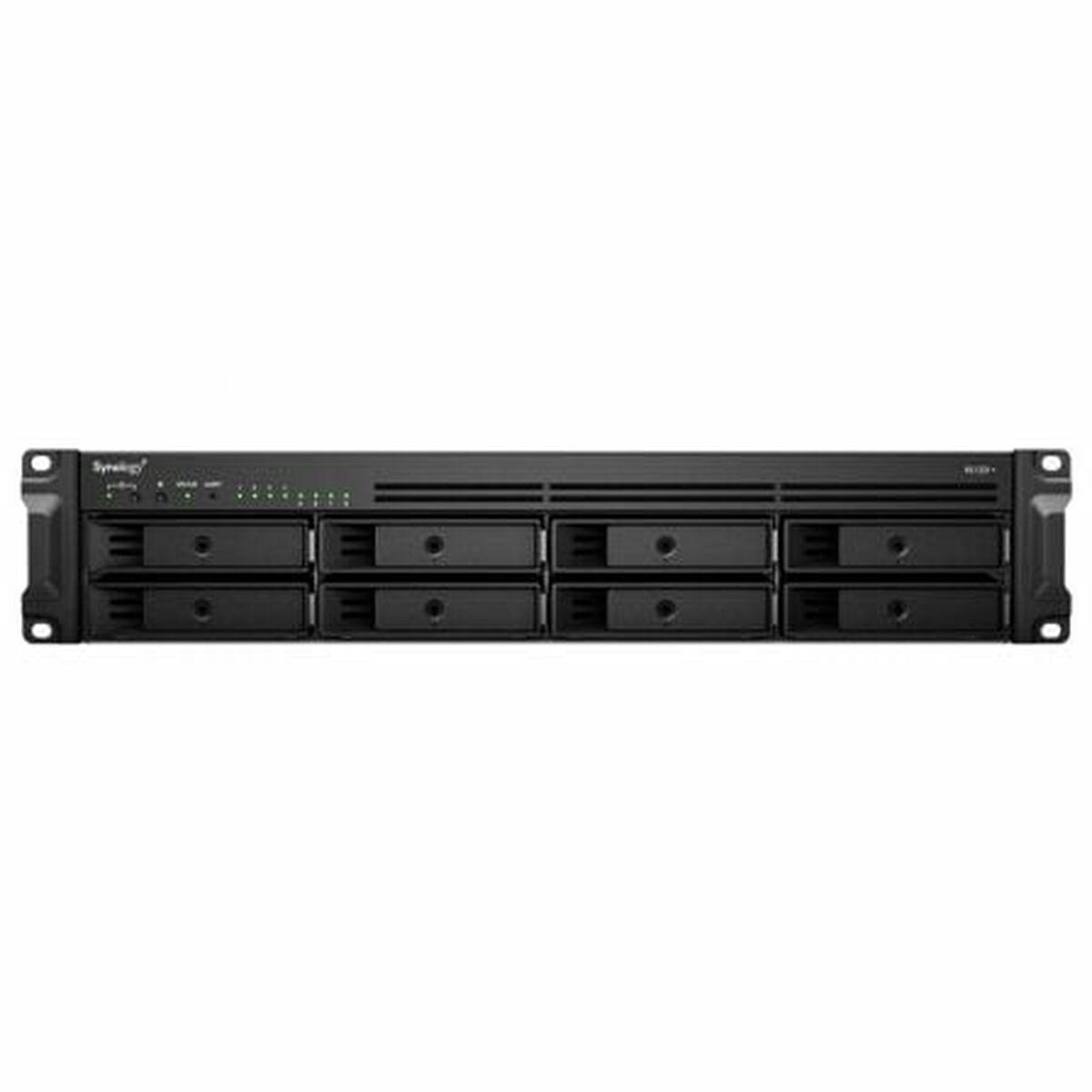 NAS-netværkslagring Synology RS1221RP+ Quad Core Sort