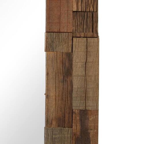 Spejl 50x80 cm massivt genbrugstræ