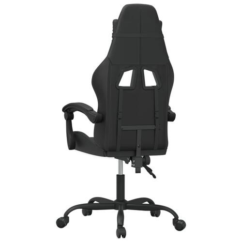 Drejelig gamingstol kunstlæder sort
