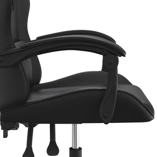 Drejelig gamingstol kunstlæder sort