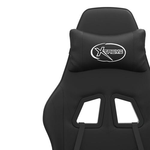 Drejelig gamingstol kunstlæder sort