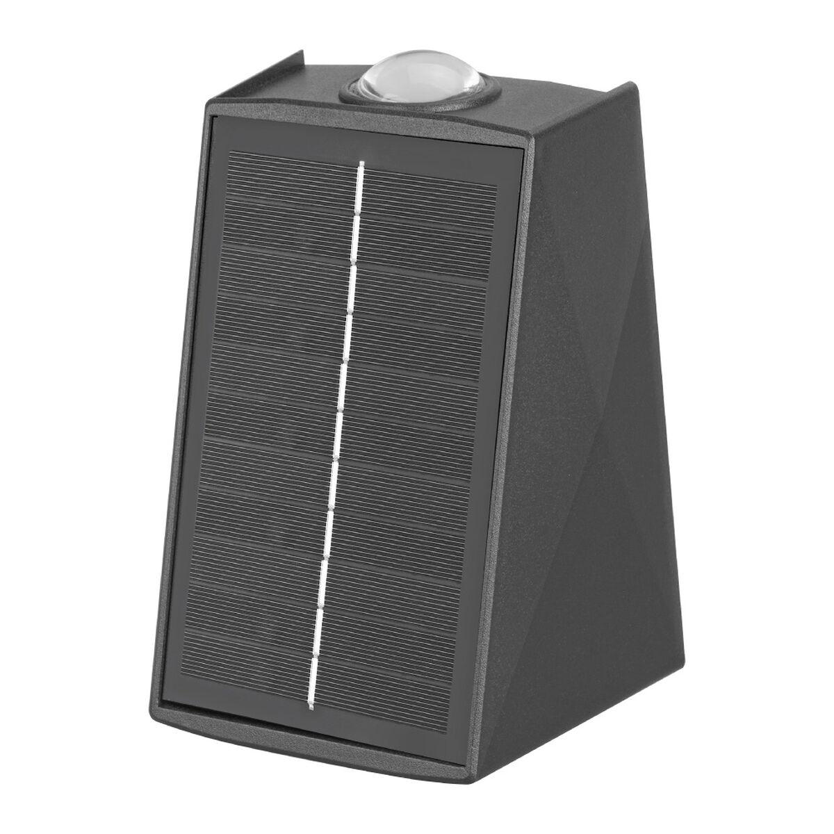 EDM Væglampe 31822 LED solar 2 W, 100 lm, 3000 K (polykarbonat/ABS)