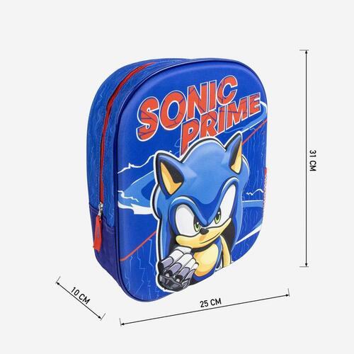 Skoletaske Sonic Blå 25 x 10 x 31 cm