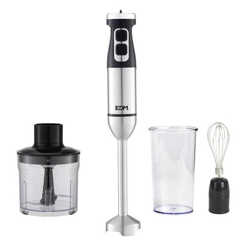 Stavblender med tilbehør EDM 07770 - Sort/Sølv, 1.700 W