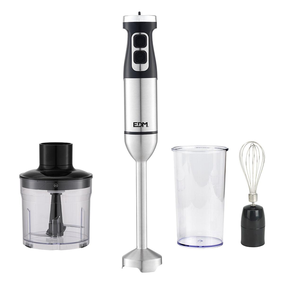 Stavblender med tilbehør EDM 07770 - Sort/Sølv, 1.700 W