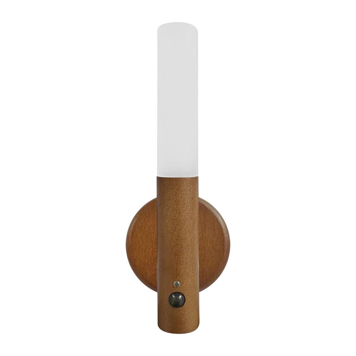 EDM Product LED natlampe med bevægelsessensor, genopladelig - brun