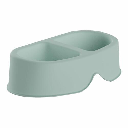 Hund Feeder Plastiken 20138 Grøn Plastik 0,5 L Dobbelt