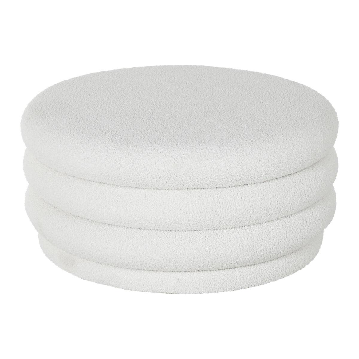 Sofabord - hvid, 79 x 79 x 38 cm