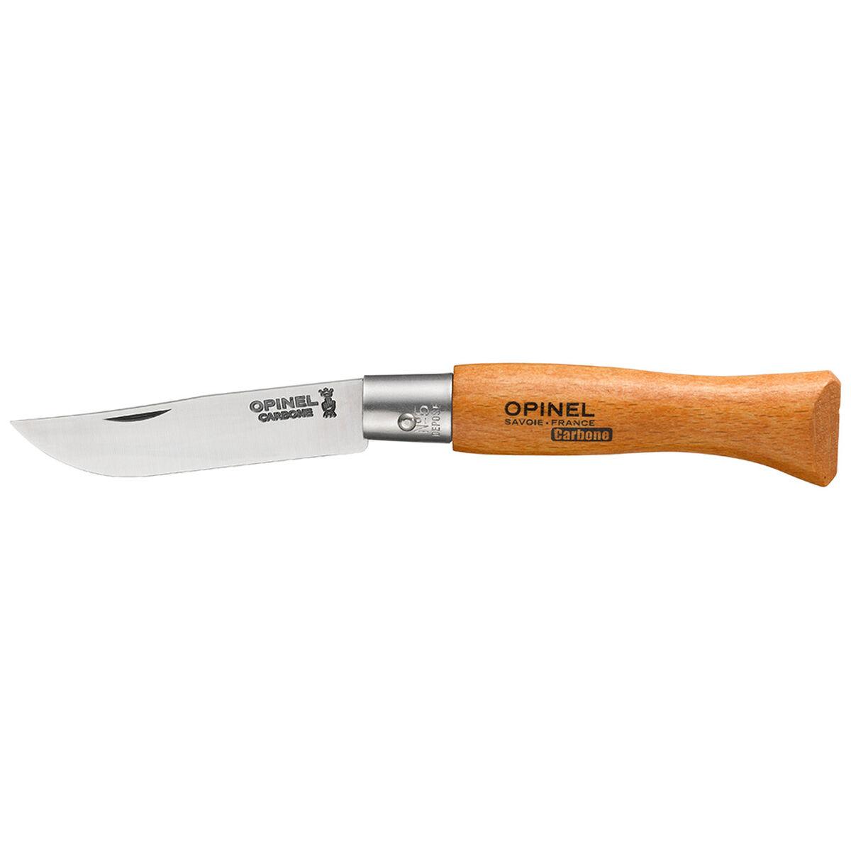 Lommekniv Opinel nº5 Kulstofstål birketræ 6 cm