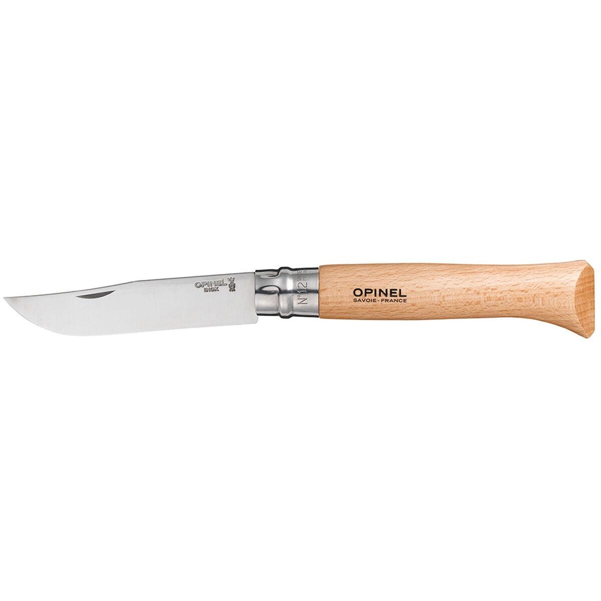 Opinel Nº12 lommekniv - rustfrit stål og birketræ, 12 cm