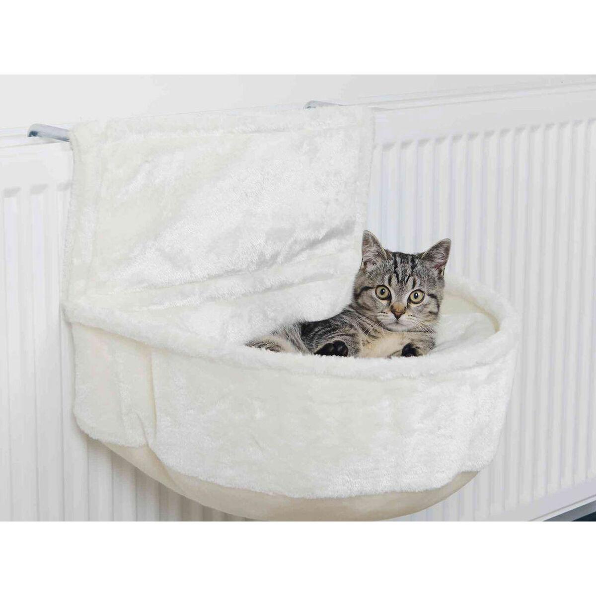 Cat Bed Trixie 45 x 13 x 33 cm Hvid Metal Radiator