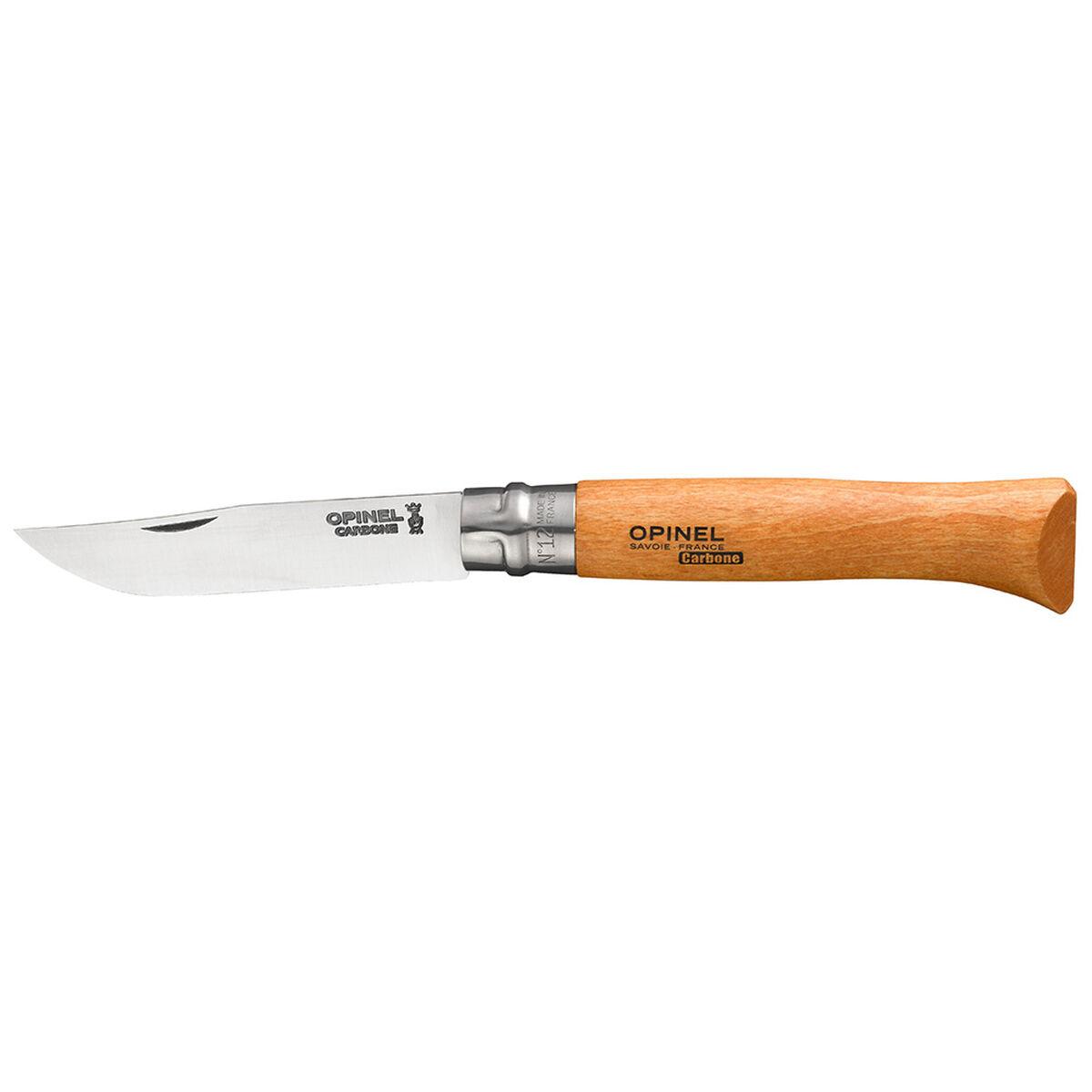 Opinel Nº12 lommekniv - kulstofstål, birketræ, 12 cm
