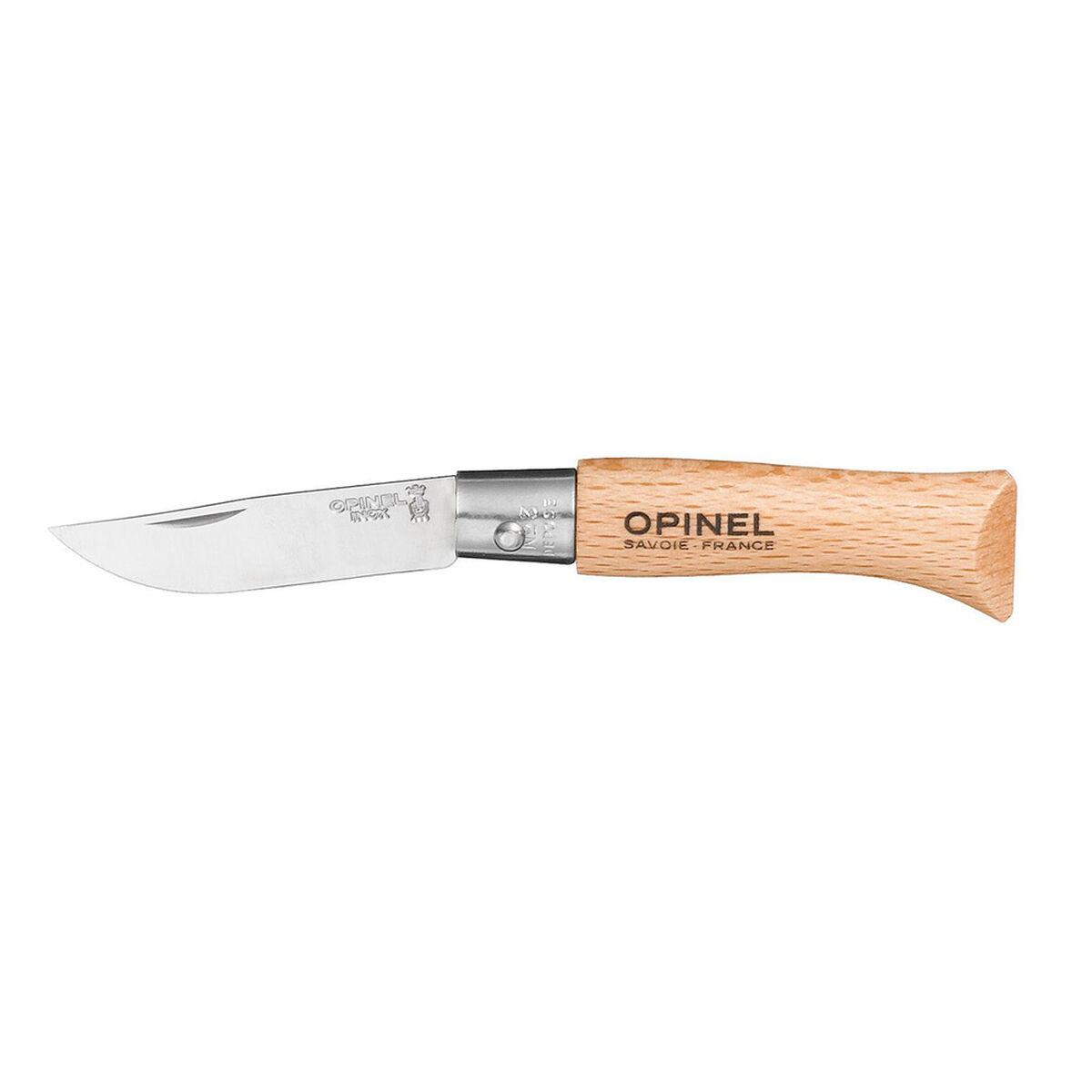 Opinel Nº3 lommekniv - rustfrit stål, birketræ, 4 cm