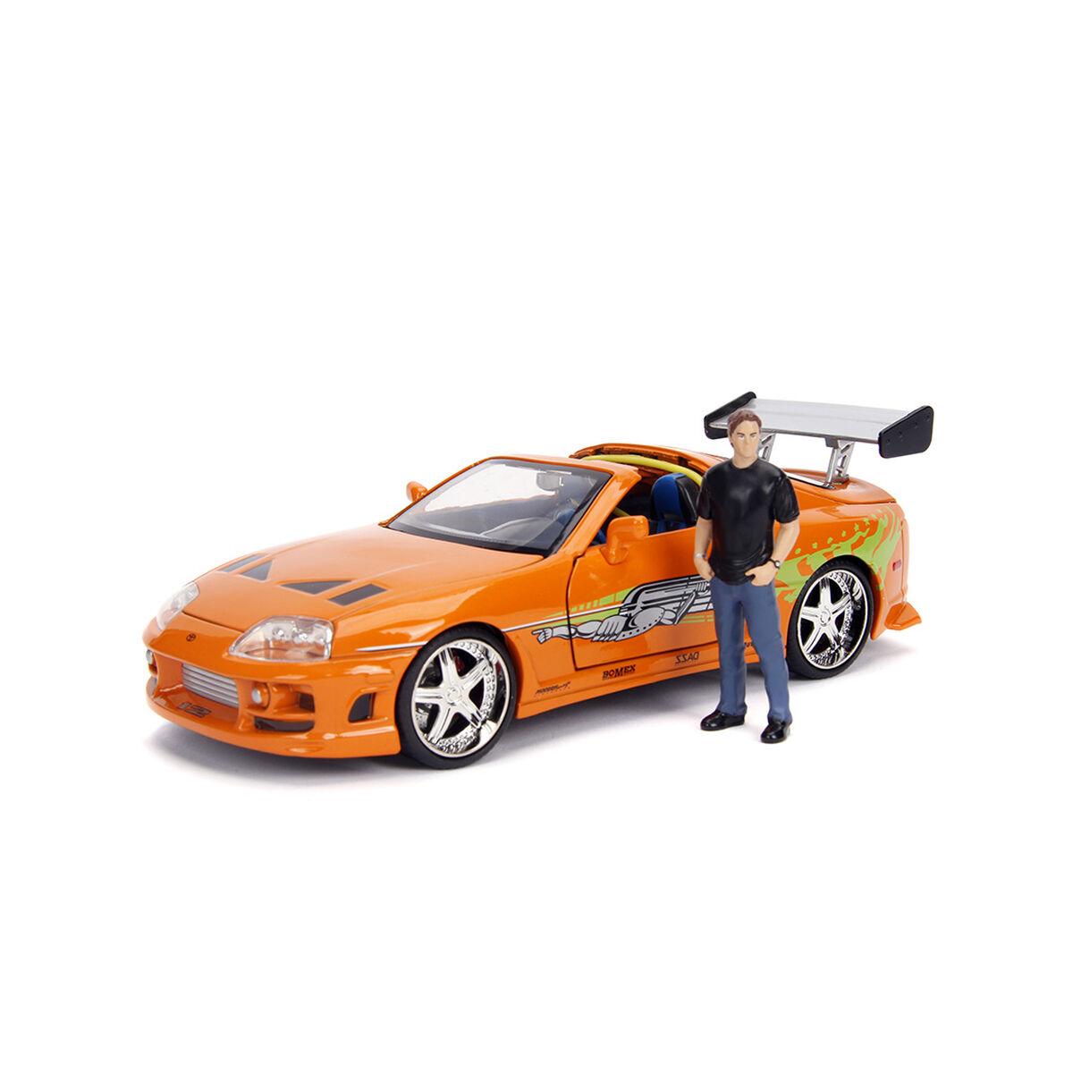 Fast & Furious playset - Brian & Toyota Supra (2 dele)