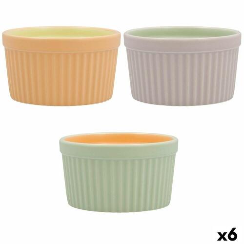 Ramekin Quid Vitamina To-farvet Keramik 10,5 x 10,5 x 5,9 cm (6 enheder)