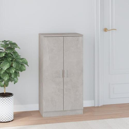Skoreol 55x35x108 cm konstrueret træ betongrå