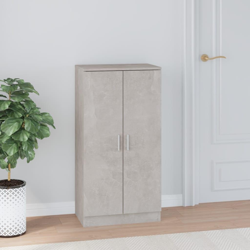 Skoreol 55x35x108 cm konstrueret træ betongrå