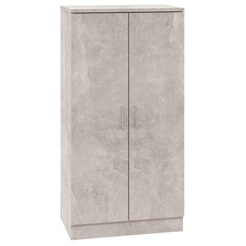 Skoreol 55x35x108 cm konstrueret træ betongrå