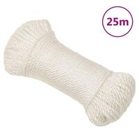 Arbejdsreb 3 mm 25 m polypropylen hvid